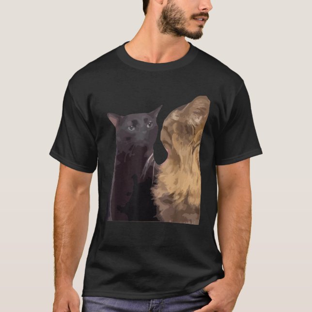 Camiseta Cat Zoning Meme Popular Internet Meme CAT DAY (Frente)