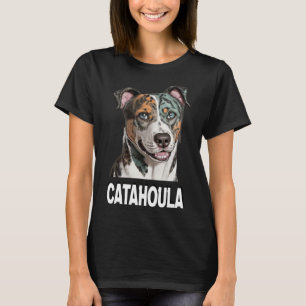 Camiseta Catahoula Leopard Dog Art Pet Amantes Para Homens