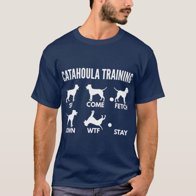 Camiseta Catahoula Leopard Dograining Catahoula Curricks re (Frente)