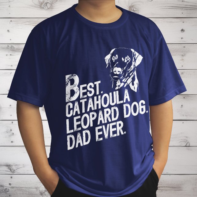 Camiseta Catahoula Leopard Pai Ever, Proprietário de Cães V (Criador carregado)