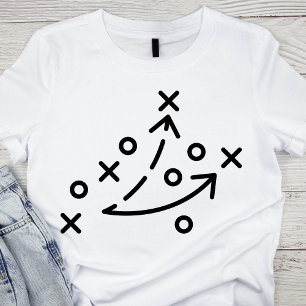 Camiseta Catálogo de estratégia de futebol