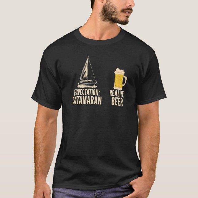 Camiseta Catamaran Boat Sailing (Frente)