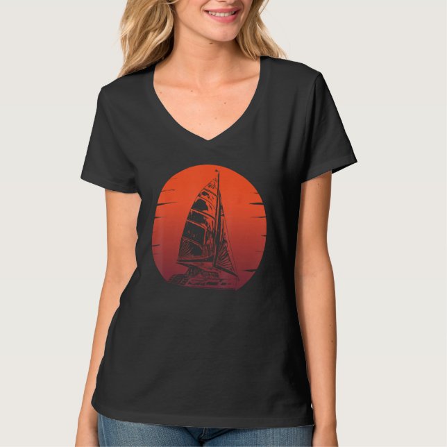 Camiseta Catamaran Boat Sailing 5 (Frente)