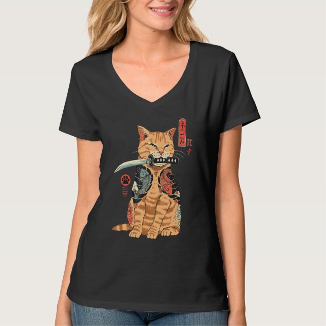 Camiseta Catana Cat (Frente)