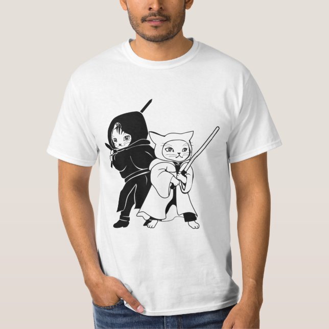Camiseta Catana - Samurai gato  (Frente)