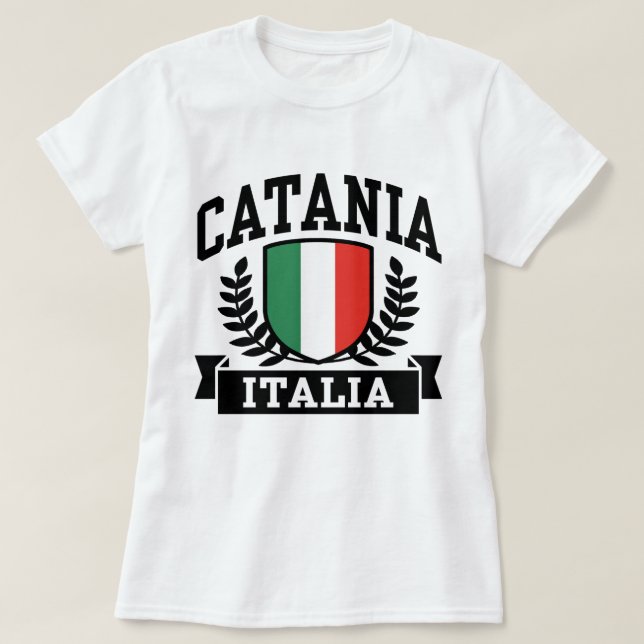 Camiseta Catania Italia (Frente do Design)