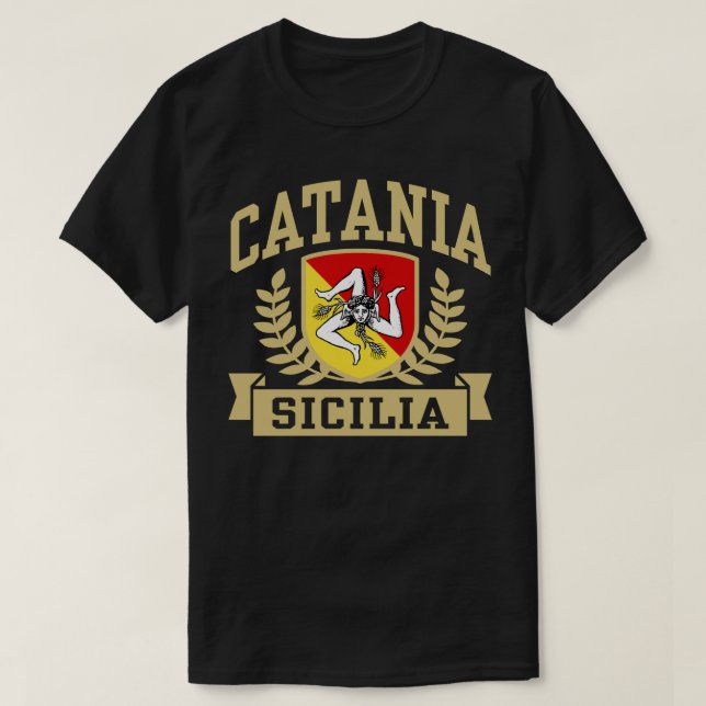 Camiseta Catania Sicilia (Frente do Design)