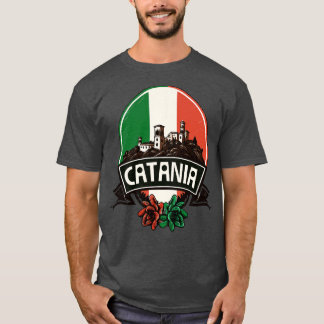 Camiseta Catania Sicilia Retro Região Italiana Design