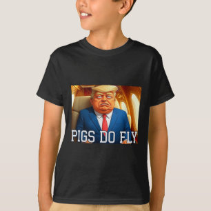 Camiseta Catar A Lago Anti Trump Avião do Qatar Porcos Do F