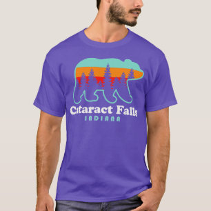 Camiseta Cataract Cai O Urso De Indiana Retro Vintage Sunse