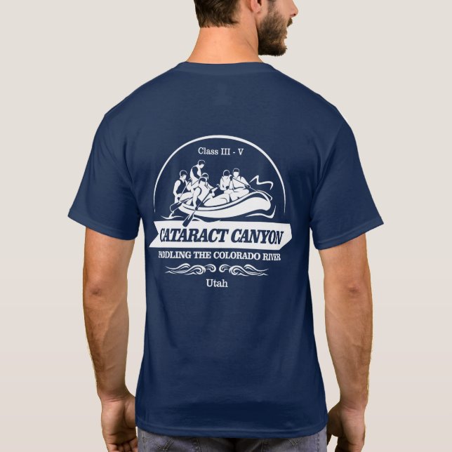 Camiseta Cataract Canyon (rafting2) (Verso)