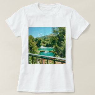 Camiseta Catarata Krka, Croácia Viagem Lembrança