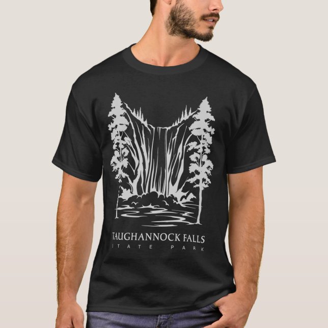Camiseta Cataratas de Taughannock Catarata de Ithaca Nova Y (Frente)
