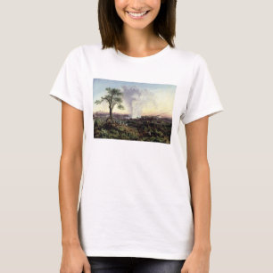 Camiseta Cataratas Vitória no nascer do sol, com "o fumo",