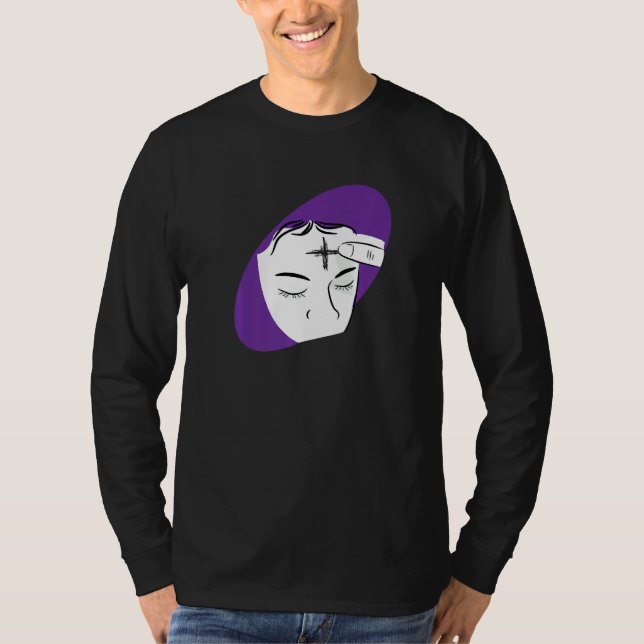 Camiseta Catarina Legal do Dia de Festa do Cristianismo na  (Frente)