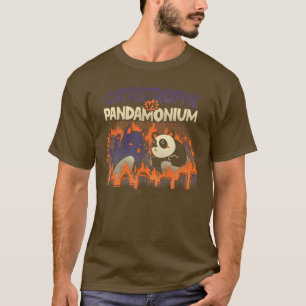 Camiseta Catástrofe VS Pandamónio por Tobe Fonseca