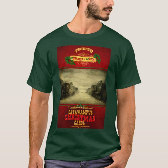 Camiseta Catawampus Christmas Carol T-shirt de Ann Charles (Frente)