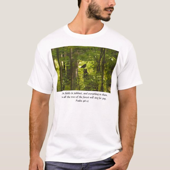 Camiseta Catbird em Forest Green (Frente)