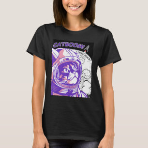 Camiseta CATBOOM I Preciso De Gato Astronauta Espacial Em A