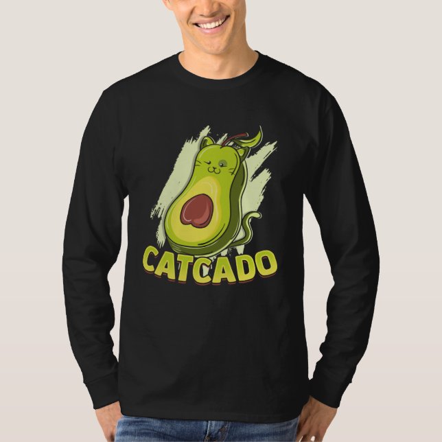 Camiseta Catcado  Cat Catcado Avocado (Frente)