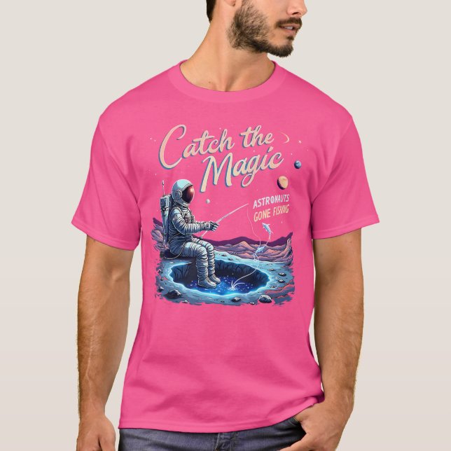 Camiseta Catch The Magic Astronaut Gone Fishing Astronaut S (Frente)