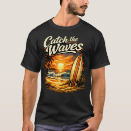 Camiseta Catch the Waves Sunset Surf
