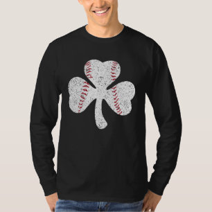 Camiseta Catcher de beisebol Shamrock de arremessador  St P