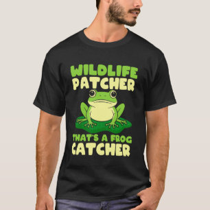 Camiseta Catcher de Rã Remendador de Vida Selvagem Catcher