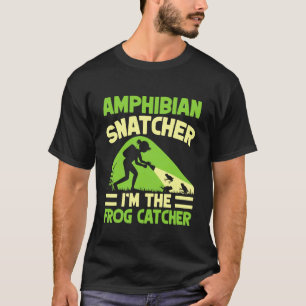 Camiseta Catcher de Rã Snatcher Anfíbio Rã