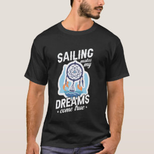 Camiseta Catcher de Sonhos, Vela de Barco e Marinheiro de N