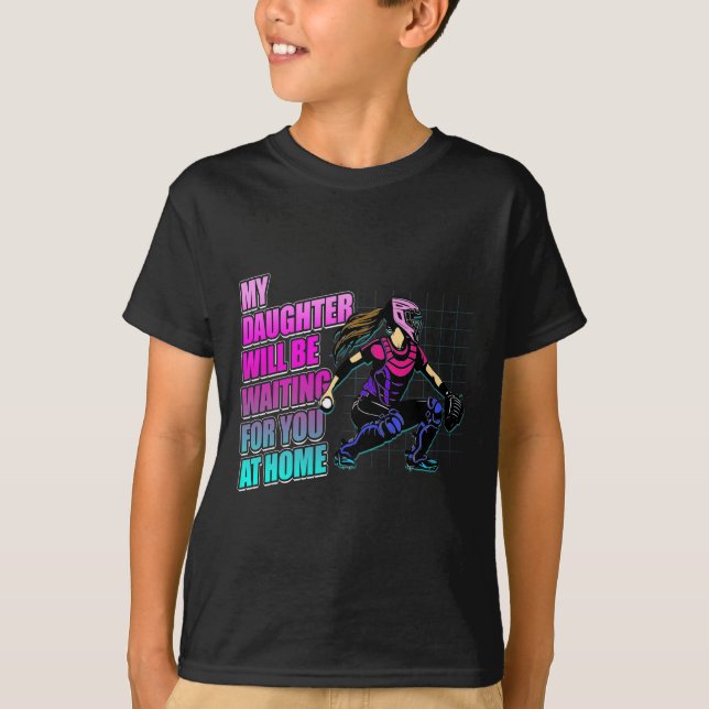 Camiseta Catcher Softll Pais Orgulhosos Dizer Engraçado Fer (Frente)