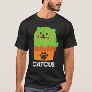 Camiseta Catcus Cactus Cat Gato Engraçado Gato Mãe Cos Ha