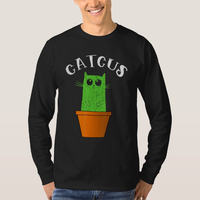 Camiseta Catcus Cat E Cactus (Frente)
