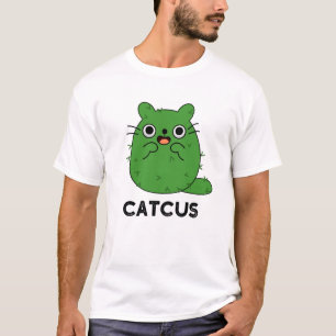 Camiseta Catcus Cute Cat Cactus Pun