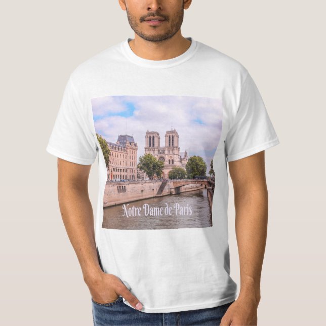Camiseta Catedral Católica de Notre Dame de Paris (Frente)