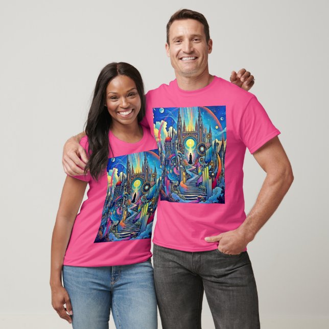 Camiseta Catedral Celestial (Unissex)