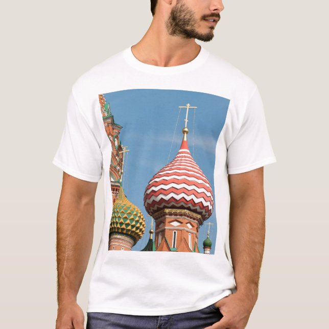 Camiseta Catedral de Basil em Moscou (Frente)