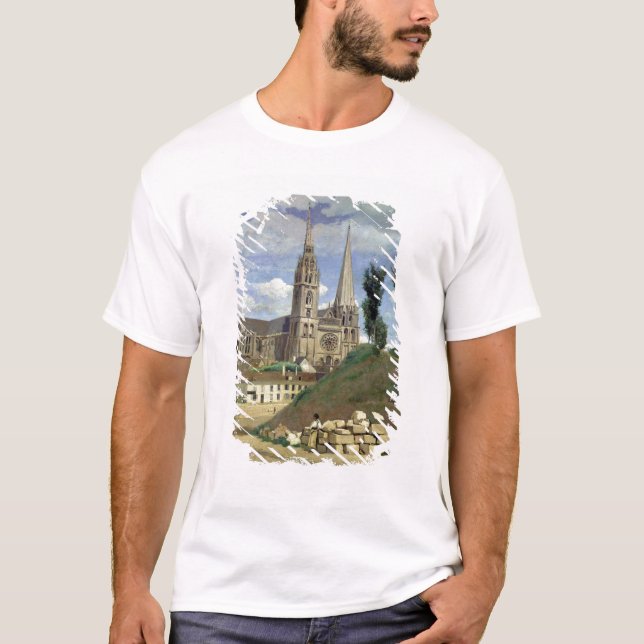 Camiseta Catedral de Chartres, 1830 (Frente)