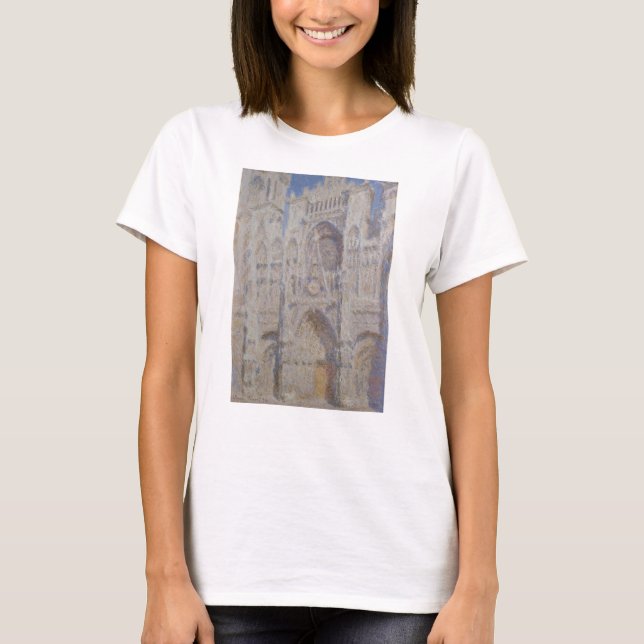 Camiseta Catedral de Claude Monet | Rouen a luz solar (Frente)