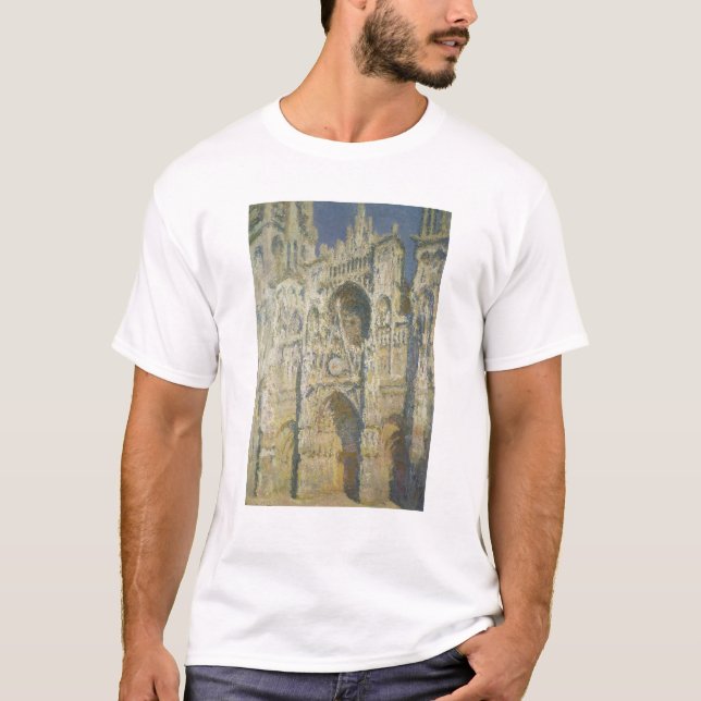 Camiseta Catedral de Claude Monet | Rouen na luz solar (Frente)