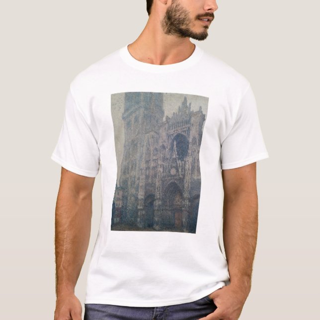 Camiseta Catedral de Claude Monet | Rouen, portal ocidental (Frente)