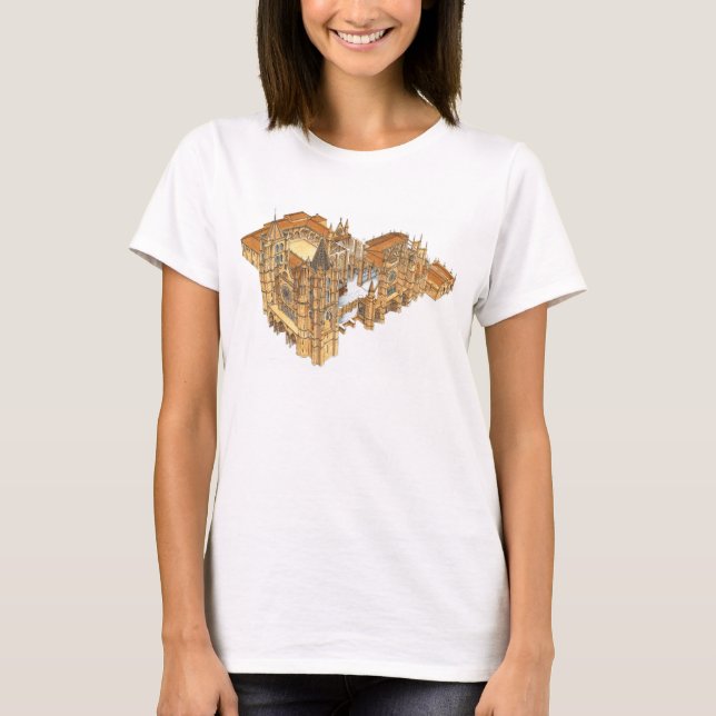 Camiseta Catedral de Leon. Espanha (Frente)