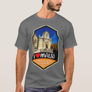 Camiseta Catedral De Malta Na Hipótese Gozo