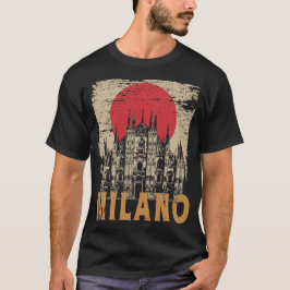 Camiseta Catedral de Milão — Arte italiana de arquitetura i