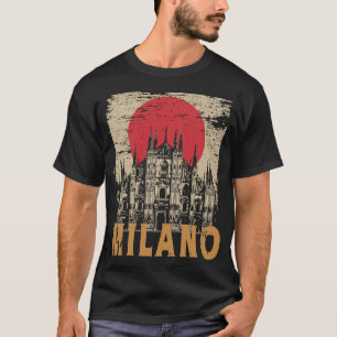 Camiseta Catedral de Milão — Arte italiana de arquitetura i