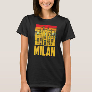 Camiseta Catedral De Milão Da Itália Dom De Milão