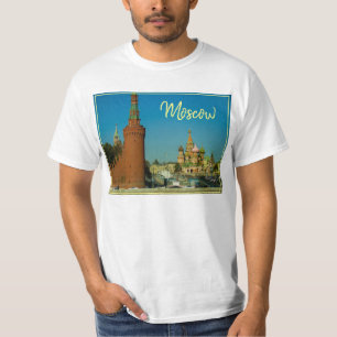 Camiseta Catedral de Moscou - Rua Basil - Paisagem da Cidad
