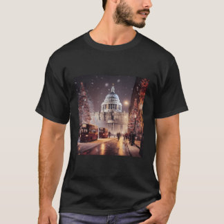 Camiseta Catedral De Paul, rua De Londres, Vitoriana, Str.