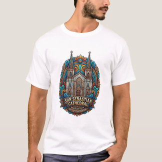 CAMISETA CATEDRAL DE SAN SEBASTIÃO CIDADE DE BACOLOD