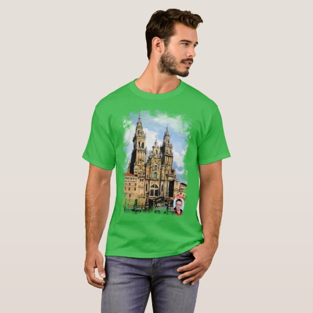 Camiseta Catedral de Santiago de Compostela (Frente Completa)